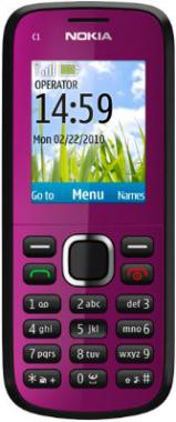 инструкции для сотового телефона Nokia C1-02