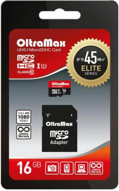Карта памяти OltraMax microSDXC Class 10 UHS-1