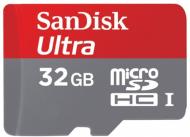 Карта памяти Sandisk Ultra microSDHC