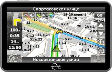 GPS-навигатор Treelogic TL-501
